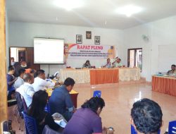 KPU Muna Rapat Pleno DPT 162.607 Wajib Pilih