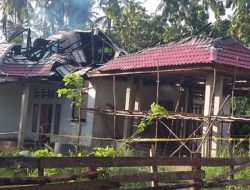 Rumah Lurah Raha 1, Ludes Terbakar