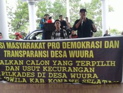 Aliansi Masyarakat Wuura Tolak Penetapan Kades Terpilih