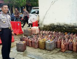 Operasi Pekat, Polres Muna Amankan 750 Liter Kameko