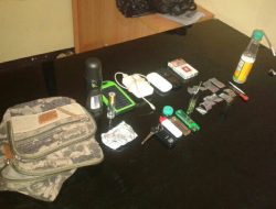 Pengedar Narkoba Di Ringkus, Tersangka di Hadiahi Peluru Karet