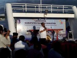 Empat Jam Usai Dilantik, Arhawi – Ilmiati Launching Kabupaten Maritim Wakatobi