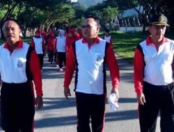 Jalan santai HUT HBA di Kolut Berhadiah TV