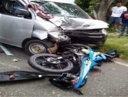 Lakalantas, Dua Pengendara Sepeda Motor Tewas di Tempat