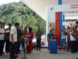 Bupati Tony Resmikan SPBU Lalingato