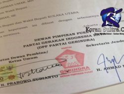Partai Gerindra Pilih Nur Rahman Untuk Pilkada Kolut