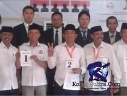 Paslon di Kolut Annur Nomor 1, BAP Nomor 2 dan Aman Urut 3