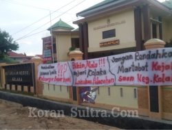 Dianggap “Melecehkan, Kepala Kejaksaan Kolaka di Demo