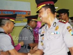 Sertijab Enam Perwira Polres Wakatobi Bergeser
