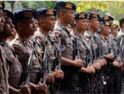 Satu SSK Brimob Back Up Pengamanan Pilkada Muna Barat