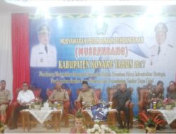 Bupati Konawe Buka Musrembang 2017