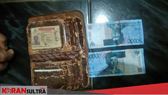 Pecahan Rp50 ribu palsu yang disita Polsek Rate-rate Foto: Dekri