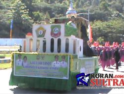 Pawai Festival Seni Qasidah di Kolut, Konawe Utara Tampil Beda