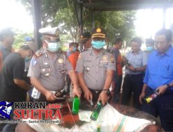 “Terbentur” Perda, Hanya Ini Jumlah Miras Yang Berhasil di Sita Polres Konawe