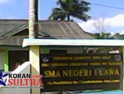 Kondisi Gedung di SMAN 1 Lawa ini Memprihatinkan