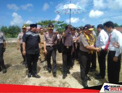 Pantau Jelang Ramadhania, Kapolda Kunjungi Wakatobi Pakai Helikopter