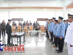 Lantik Sejumlah Pejabat Eselon, Surunuddin: Ini Merupakan Hasil Seleksi Baperjakat