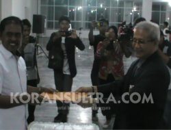 Ketua KONI Kolut Resmi di Lantik, ini Pesan Nur Rahman