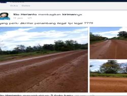 Jalan Protokol Di Desa Tambea, Kolaka “Merah” Ini Dia Penyebabnya