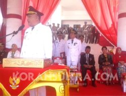 Peringati HUT RI ke 72, Bupati Konawe Pimpin Upacara