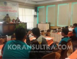 Bupati Kolaka Buka Kegiatan Pelatihan Jurnalis Yang Diikuti Belasan Wartawan