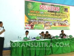 Sosialisasi TP4D Mubar, 86 Kades di Imbau Tidak “Main – Main” Dengan Anggaran DD