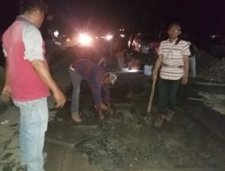 Retak, Aspal Jalan Pemuda Dibongkar