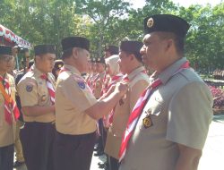 Hari Pramuka ke-56, Rusda dan Arhawi Raih Penghargaan Lencana Melati