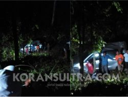 Di Besulutu Satu Unit Minibus “Terjun Bebas” Masuk Jurang Sedalam 15 Meter