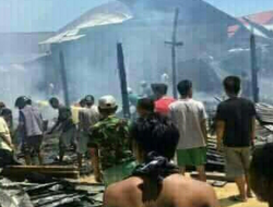 Dua Rumah di Boepinang Diamuk Si Jago Merah