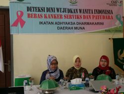 Ratusan Wanita Ikuti Deteksi Dini Kanker Serviks Gratis di Kejari Muna
