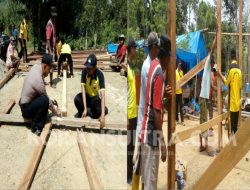 Rumah Tidak Layak Huni Terbangun Dari Tangan Manis Personil Polsek Batuputih Kolut