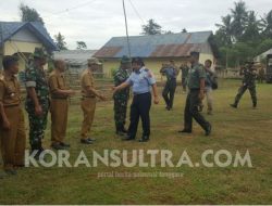 Tim Wasev Kunjungi Lokasi TMMD Ke-100 di Konsel