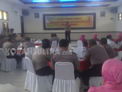 Polres Konawe Gelar Pisah Sambut Kasat Reskrim dan Dua Kapolsek