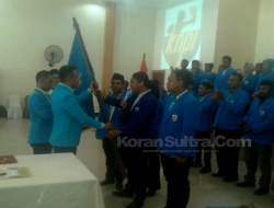 Umar Bonte Lantik Fachry Pahlevi Sebagai Ketua KNPI Konawe