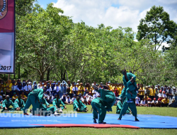 Penutupan TMMD Menampilkan Aksi Demonstrasi Ilmu Bela Diri