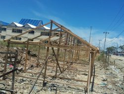 Pemerintah Hentikan Pembangunan Lapak Pedagang Pasar Laino Raha