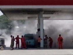 Mobil Terbakar Di SPBU Muna, Polisi Imbau Soal Pengisian Jerigen