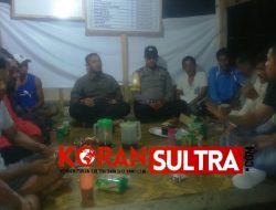 Kapolres Kolut Sidak Bhabinkamtibmas di Malam Hari
