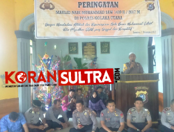 Jajaran Polres Kolut Peringati Maulid di Masjid Babur Rahmat dengan Hikmad