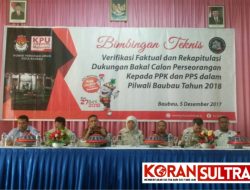 Hadapi Pilwali, KPU Sultra Bekali Kota Bau – Bau Tata Cara Vertual Dukungan Perseorangan