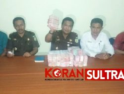 Kejari Muna Berhasil Kumpulkan Rp. 1.90 M Pengembalian Uang Negara Dari Puluhan Kades