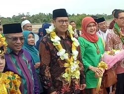 Menag Tinjau Lokasi Pembangunan Menara Pemantau Hilal Ramadhan di Kolaka