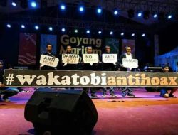 Moment Goyang Maritim, Bupati Arhawi Deklarasi Anti Hoax