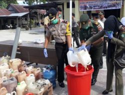 Operasi Cipkon, Polisi Kolut Amankan Dua Tersangka Penjual Miras