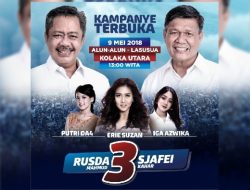 3 Artis akan Guncang Kampanye Akbar Cagub RM -SK di Kolut