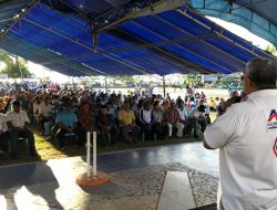 Ribuan Warga Tomia  Hadiri Kampanye Dialogis Paslon ‘Aman’