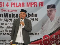 Yasin Welson Lajaha Sosialisasi 4 Pilar di Kombeli