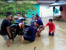 Antisipasi Banjir Susulan, BPBD Koltim Bangun Tenda Pengungsian