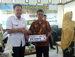 PT. Antam Berikan Hadiah Pada Pemenang Lomba Karya Tulis